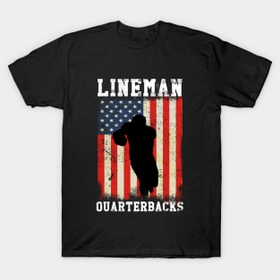 lineman quarterbacks T-Shirt